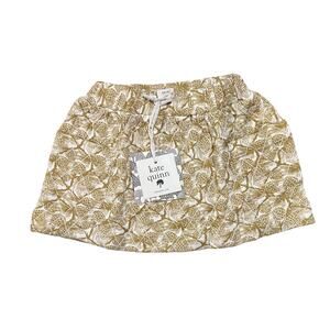 NWT Kate Quinn Quilted Pocket Skirt Evergreen Pinecone 12-18m